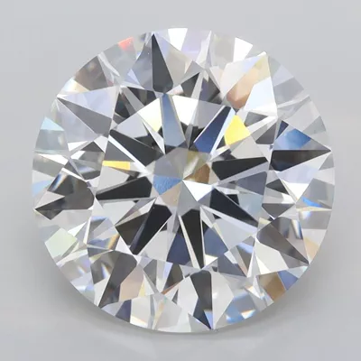 5.02ct E VVS2 Rare Carat Ideal Cut Round Lab Grown Diamond
