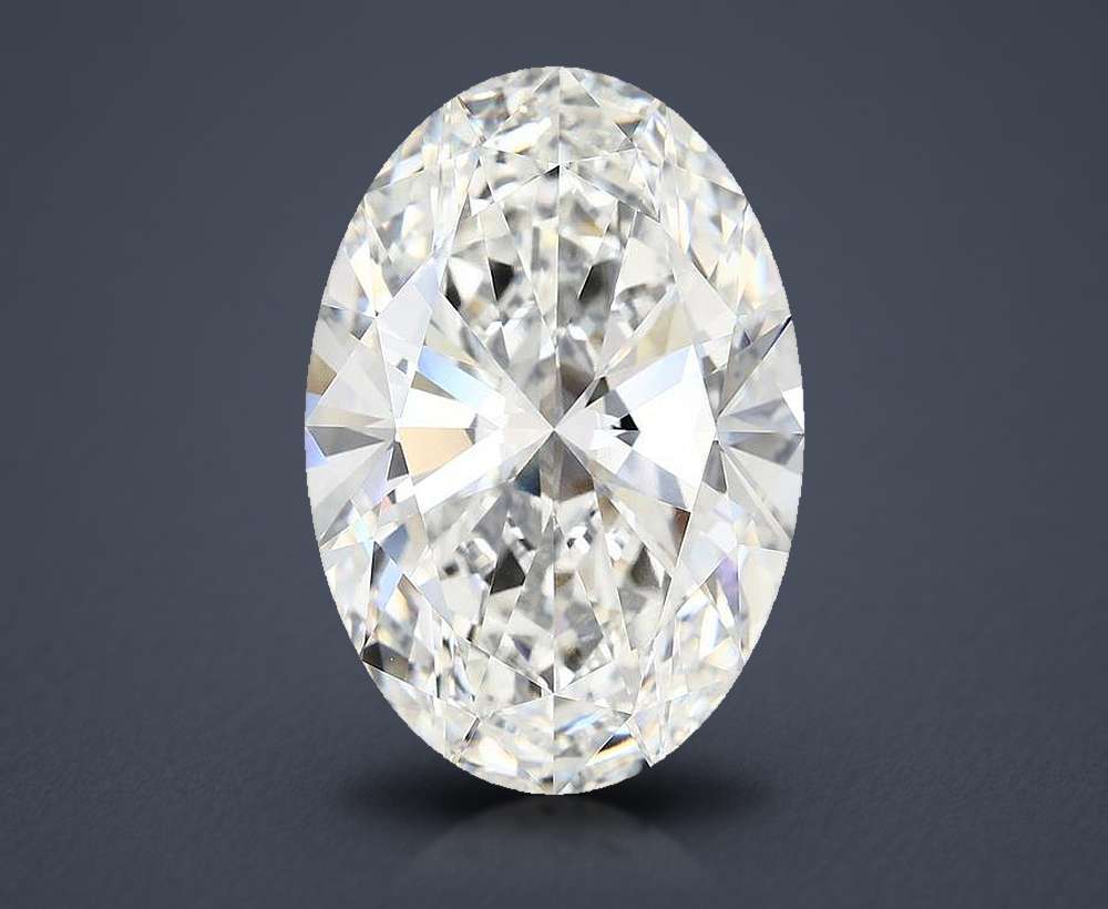 12.09ct E VVS2 Rare Carat Ideal Cut Oval Lab Grown Diamond