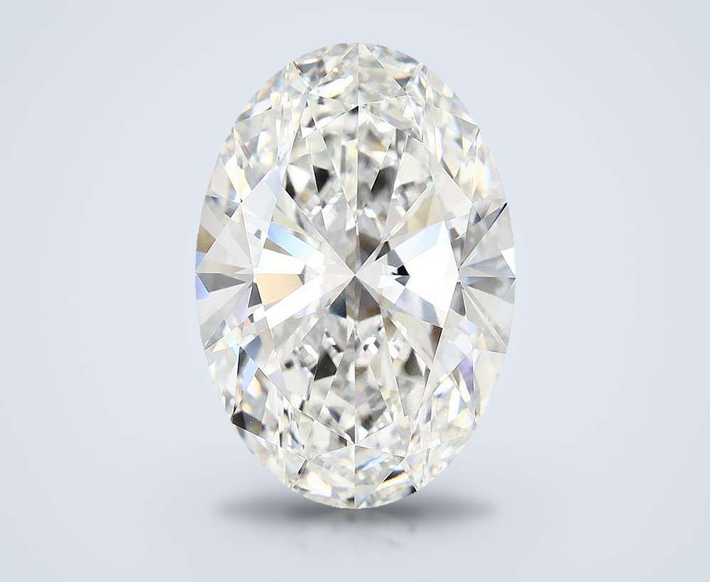 12.09ct E VVS2 Rare Carat Ideal Cut Oval Lab Grown Diamond
