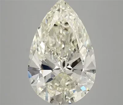 4.01ct K VS2 Rare Carat Ideal Cut Pear Diamond