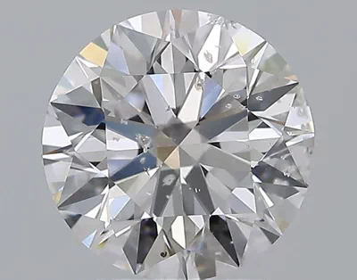 3.01ct D SI2 Rare Carat Ideal Cut Round Diamond