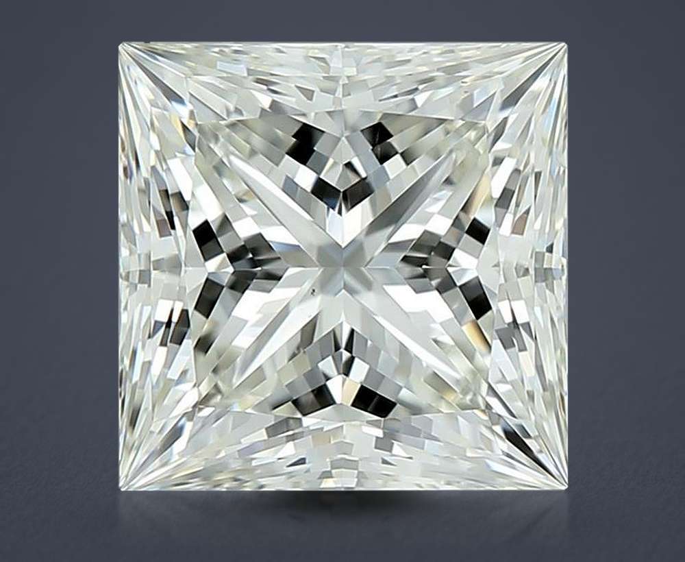 1.72ct K VS2 Rare Carat Ideal Cut Princess Diamond