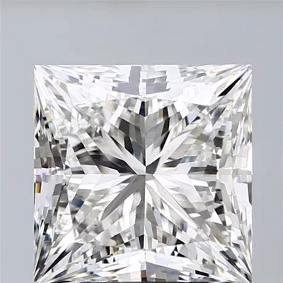 6.00ct G VS1 Rare Carat Ideal Cut Princess Lab Grown Diamond
