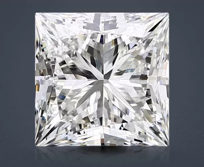 6.00ct G VS1 Rare Carat Ideal Cut Princess Lab Grown Diamond