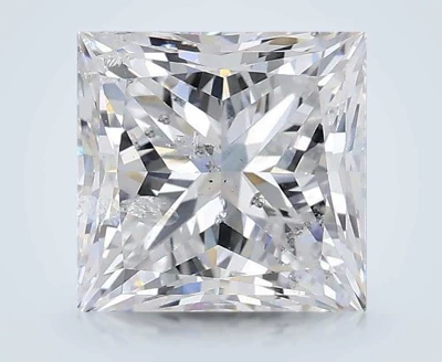 2.03ct E SI2 Rare Carat Ideal Cut Princess Diamond