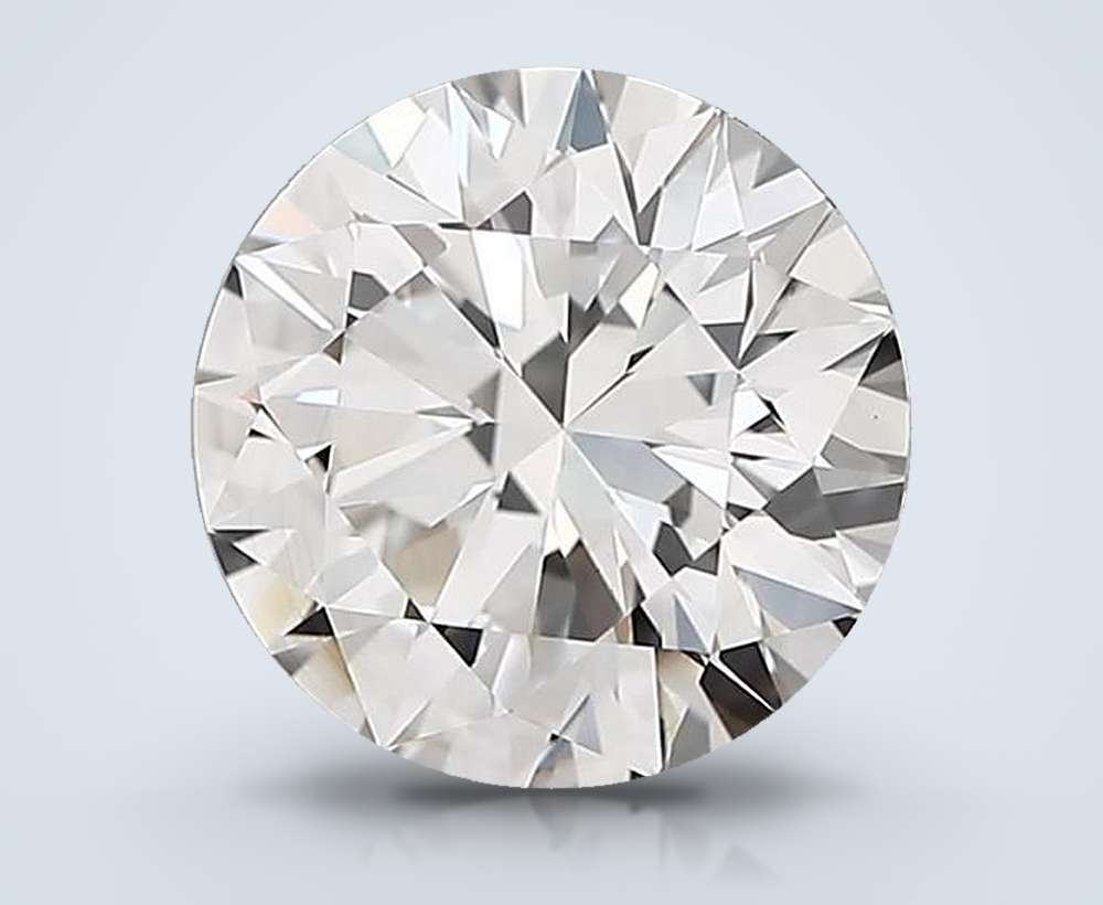 4.11ct I VS1 Rare Carat Ideal Cut Round Diamond