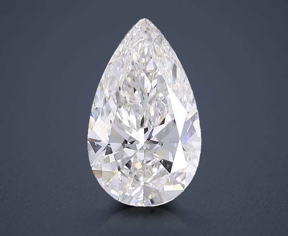 15.05ct G VS2 Rare Carat Ideal Cut Pear Lab Grown Diamond
