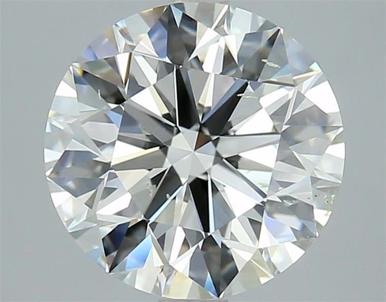 3.42ct I SI1 Rare Carat Ideal Cut Round Diamond