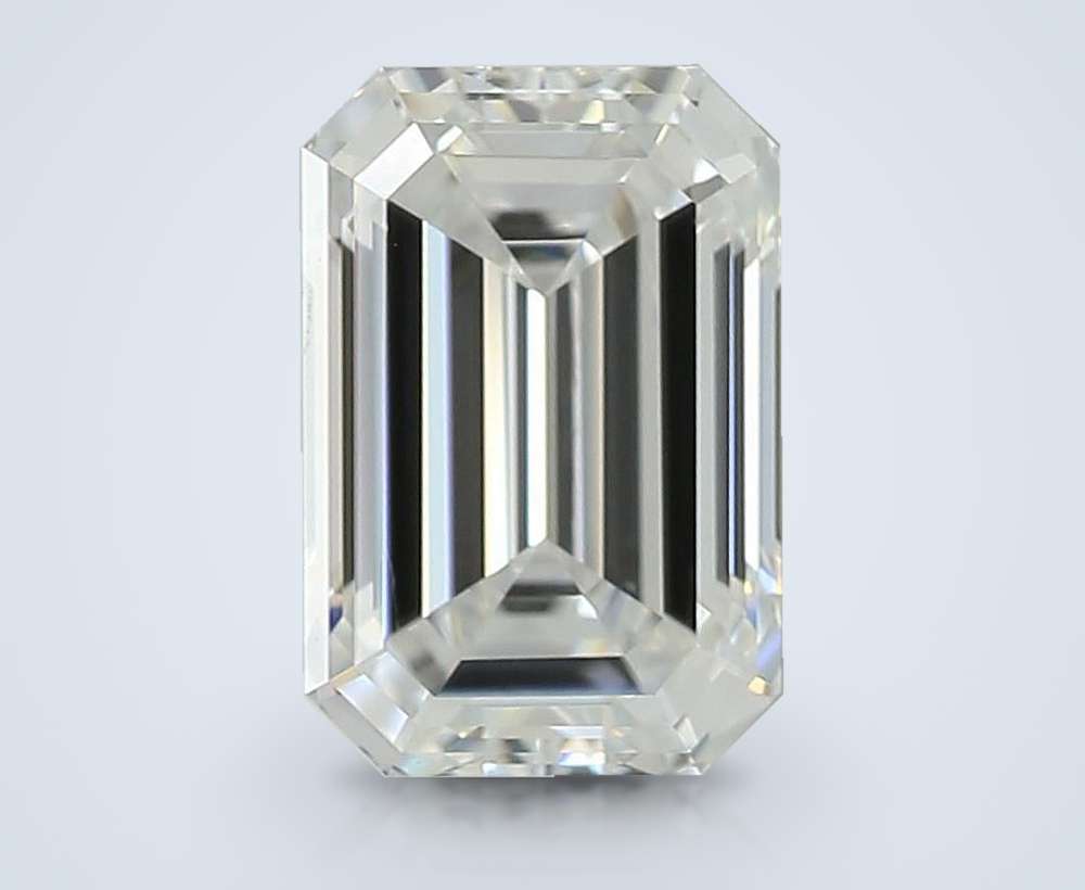 1.01ct D SI1 Rare Carat Ideal Cut Emerald Lab Grown Diamond