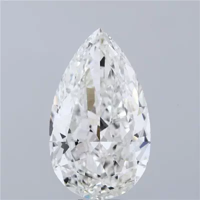 15.11ct F VS1 Rare Carat Ideal Cut Pear Lab Grown Diamond