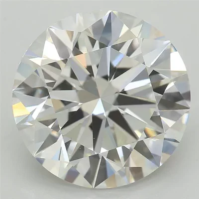 4.01ct E VVS2 Rare Carat Ideal Cut Round Lab Grown Diamond