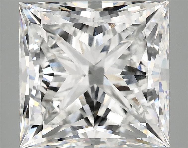 8.09ct E VS1 Rare Carat Ideal Cut Princess Lab Grown Diamond