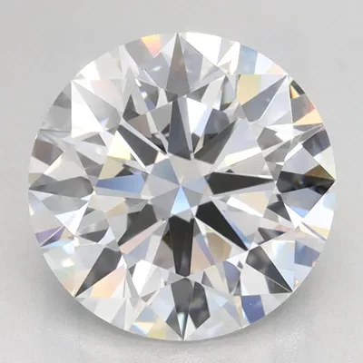 2.34ct D VVS1 Rare Carat Ideal Cut Round Lab Grown Diamond