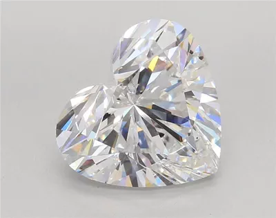 5.51ct D VVS2 Rare Carat Ideal Cut Heart Lab Grown Diamond