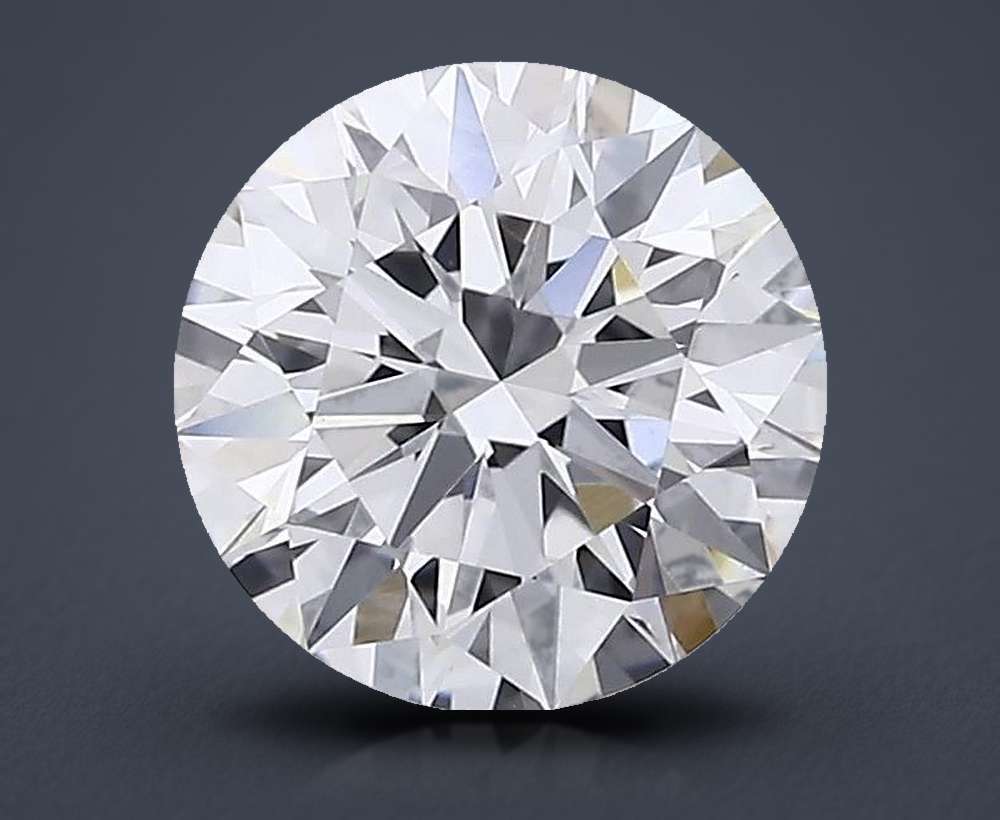 2.10ct H VS1 Rare Carat Ideal Cut Round Lab Grown Diamond