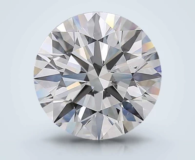5.01ct D VS2 Rare Carat Ideal Cut Round Diamond