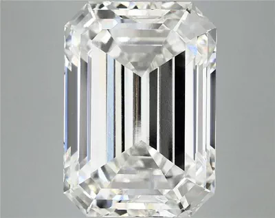 12.11ct F VS1 Rare Carat Ideal Cut Emerald Lab Grown Diamond