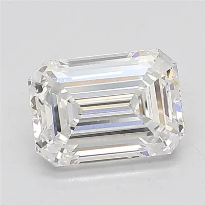 1.64ct E VS1 Rare Carat Ideal Cut Emerald Lab Grown Diamond