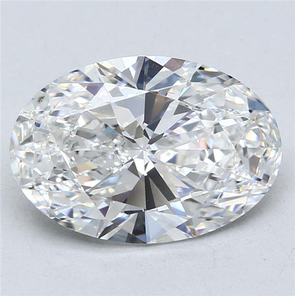 4.00ct E VS1 Rare Carat Ideal Cut Oval Lab Grown Diamond