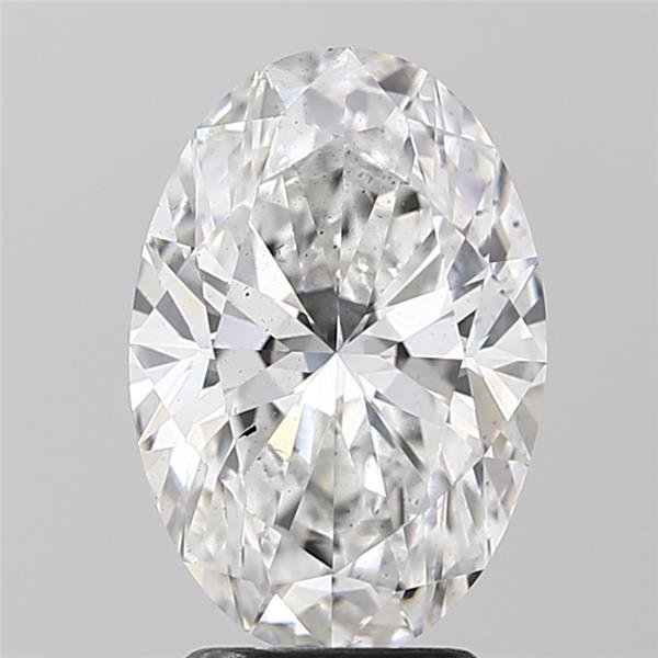3.23ct F SI1 Rare Carat Ideal Cut Oval Lab Grown Diamond