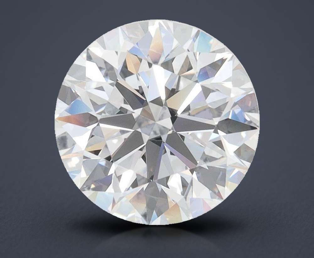 3.01ct D FL Rare Carat Ideal Cut Round Lab Grown Diamond