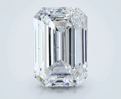 1.50ct D SI1 Very Good Cut Emerald Diamond