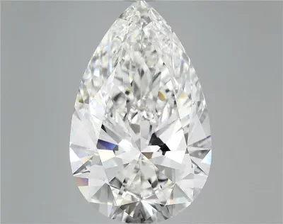 12.07ct E VVS2 Rare Carat Ideal Cut Pear Lab Grown Diamond