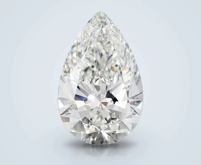 12.07ct E VVS2 Rare Carat Ideal Cut Pear Lab Grown Diamond