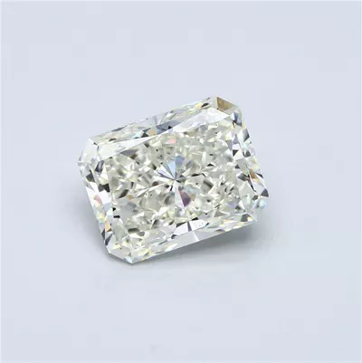 5.01ct K SI1 Rare Carat Ideal Cut Radiant Diamond