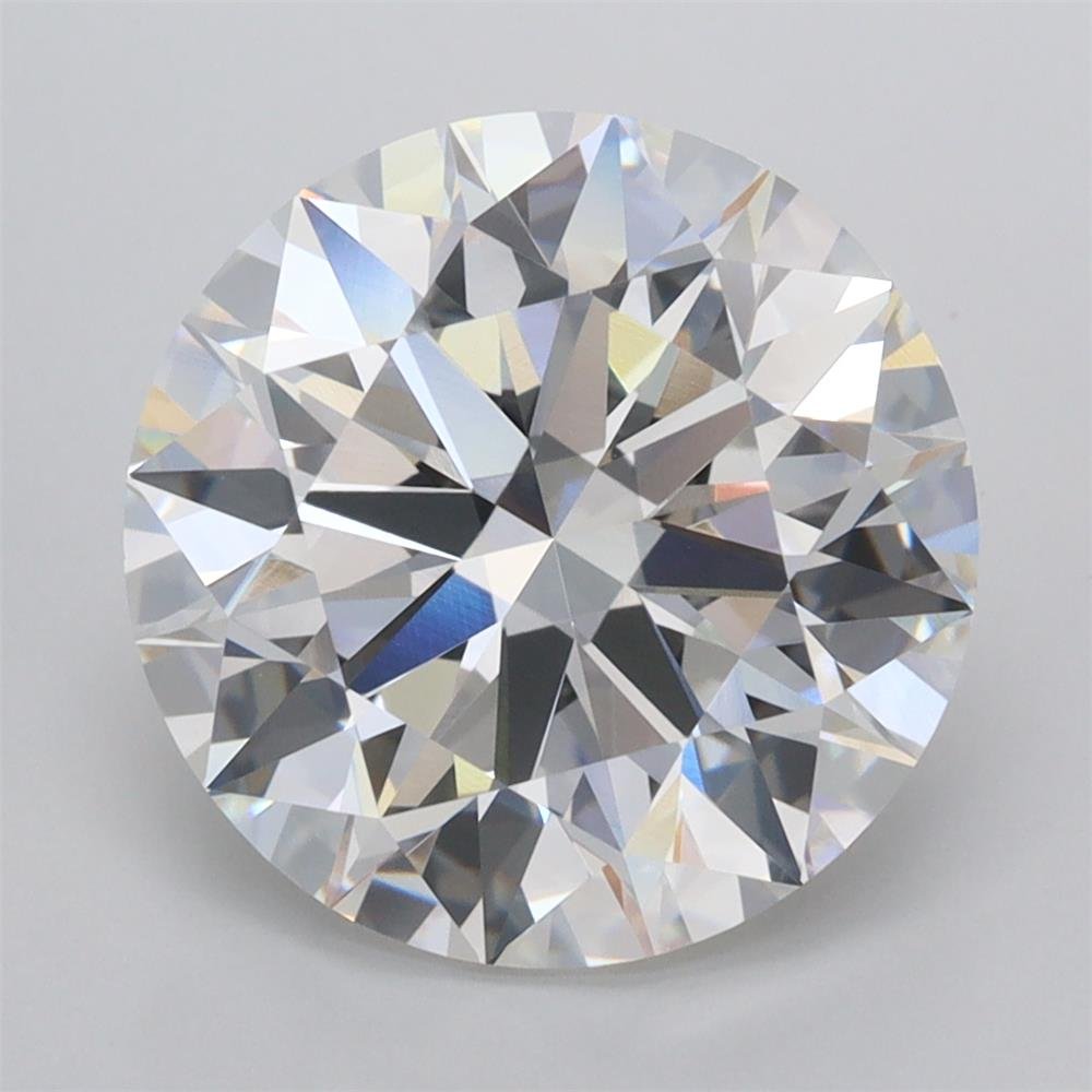 5.01ct F VVS1 Rare Carat Ideal Cut Round Lab Grown Diamond