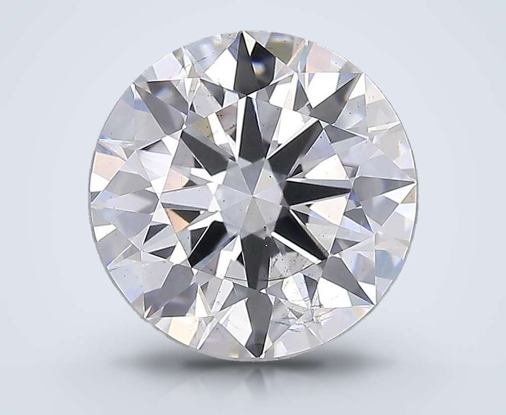 7.01ct F SI1 Rare Carat Ideal Cut Round Lab Grown Diamond