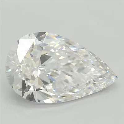 1.24ct D VS1 Rare Carat Ideal Cut Pear Lab Grown Diamond