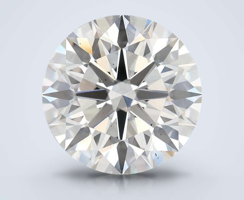 7.16ct G VS2 Rare Carat Ideal Cut Round Lab Grown Diamond