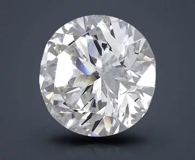 5.44ct H SI2 Rare Carat Ideal Cut Round Diamond