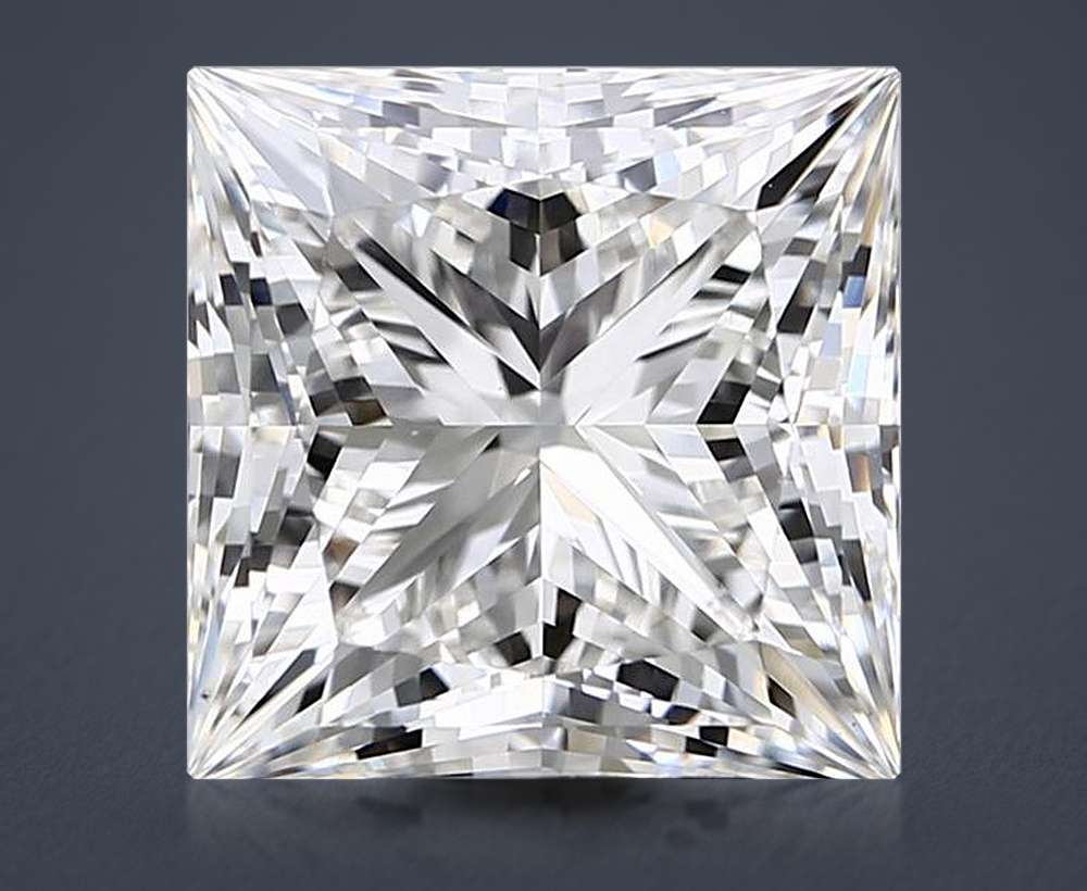 7.12ct G VS1 Rare Carat Ideal Cut Princess Lab Grown Diamond