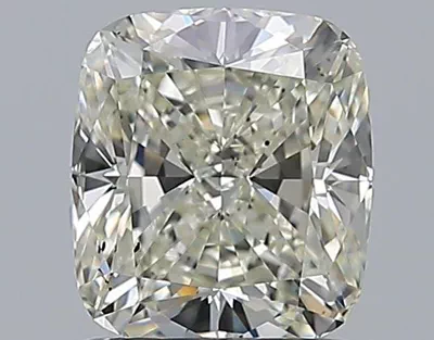 1.51ct K SI1 Rare Carat Ideal Cut Cushion Diamond