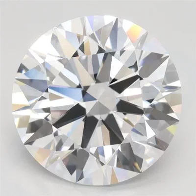 3.76ct D FL Rare Carat Ideal Cut Round Lab Grown Diamond