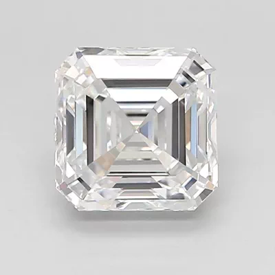 2.01ct D VS1 Rare Carat Ideal Cut Asscher Lab Grown Diamond