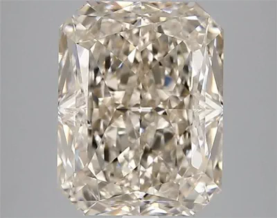 5.02ct K SI1 Rare Carat Ideal Cut Radiant Diamond