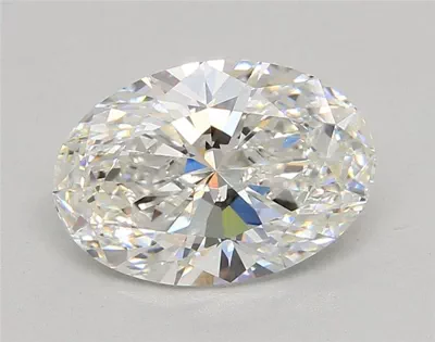3.05ct F VVS2 Rare Carat Ideal Cut Oval Lab Grown Diamond