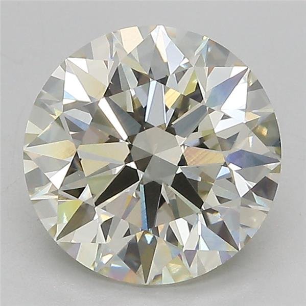 3.16ct J VVS2 Rare Carat Ideal Cut Round Lab Grown Diamond