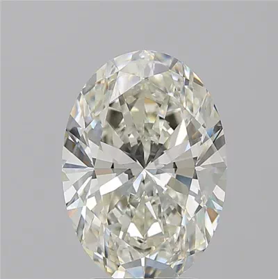 3.21ct K VS1 Rare Carat Ideal Cut Oval Diamond