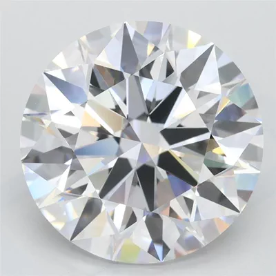4.38ct D IF Rare Carat Ideal Cut Round Lab Grown Diamond