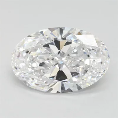 1.10ct D IF Rare Carat Ideal Cut Oval Lab Grown Diamond