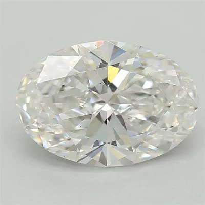 1.06ct D VS2 Rare Carat Ideal Cut Oval Lab Grown Diamond