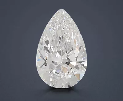 2.08ct D VS1 Rare Carat Ideal Cut Pear Lab Grown Diamond
