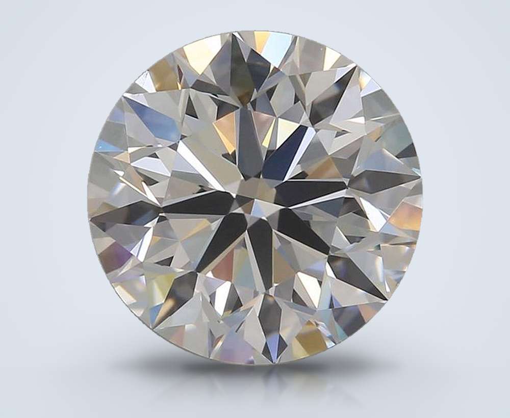 2.57ct F VS1 Excellent Cut Round Lab Grown Diamond