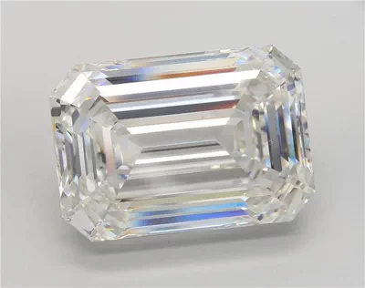 31.21ct G VS1 Rare Carat Ideal Cut Emerald Lab Grown Diamond