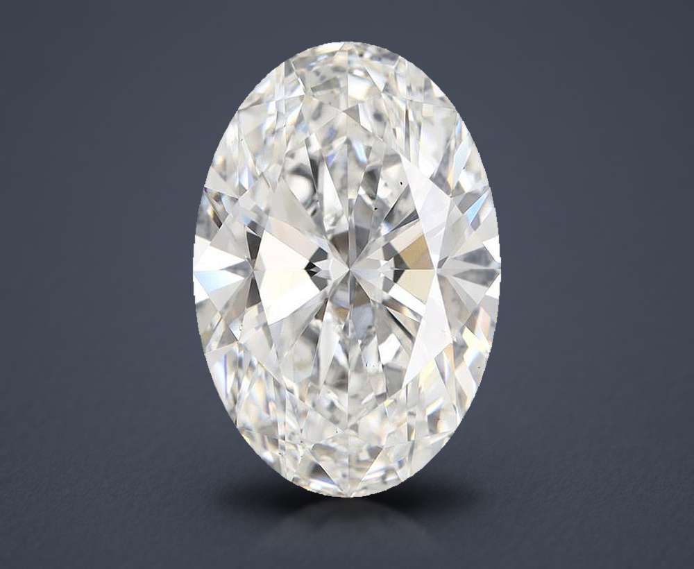 10.16ct E VS2 Rare Carat Ideal Cut Oval Lab Grown Diamond