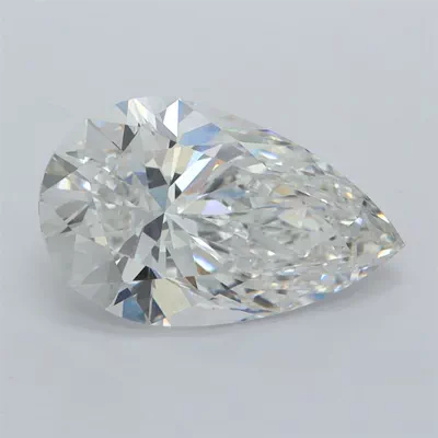 2.53ct E VVS2 Very Good Cut Pear Lab Grown Diamond